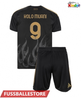 Günstige Juventus Randal Kolo Muani #9 3rd trikot Kinder 2026-27 Kurzarm (+ Kurze Hosen)